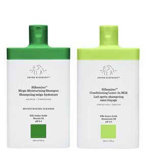 Drunk Elephant Silkamino Mega-Moisturizing Shampoo & Conditioning Leave-In Milk